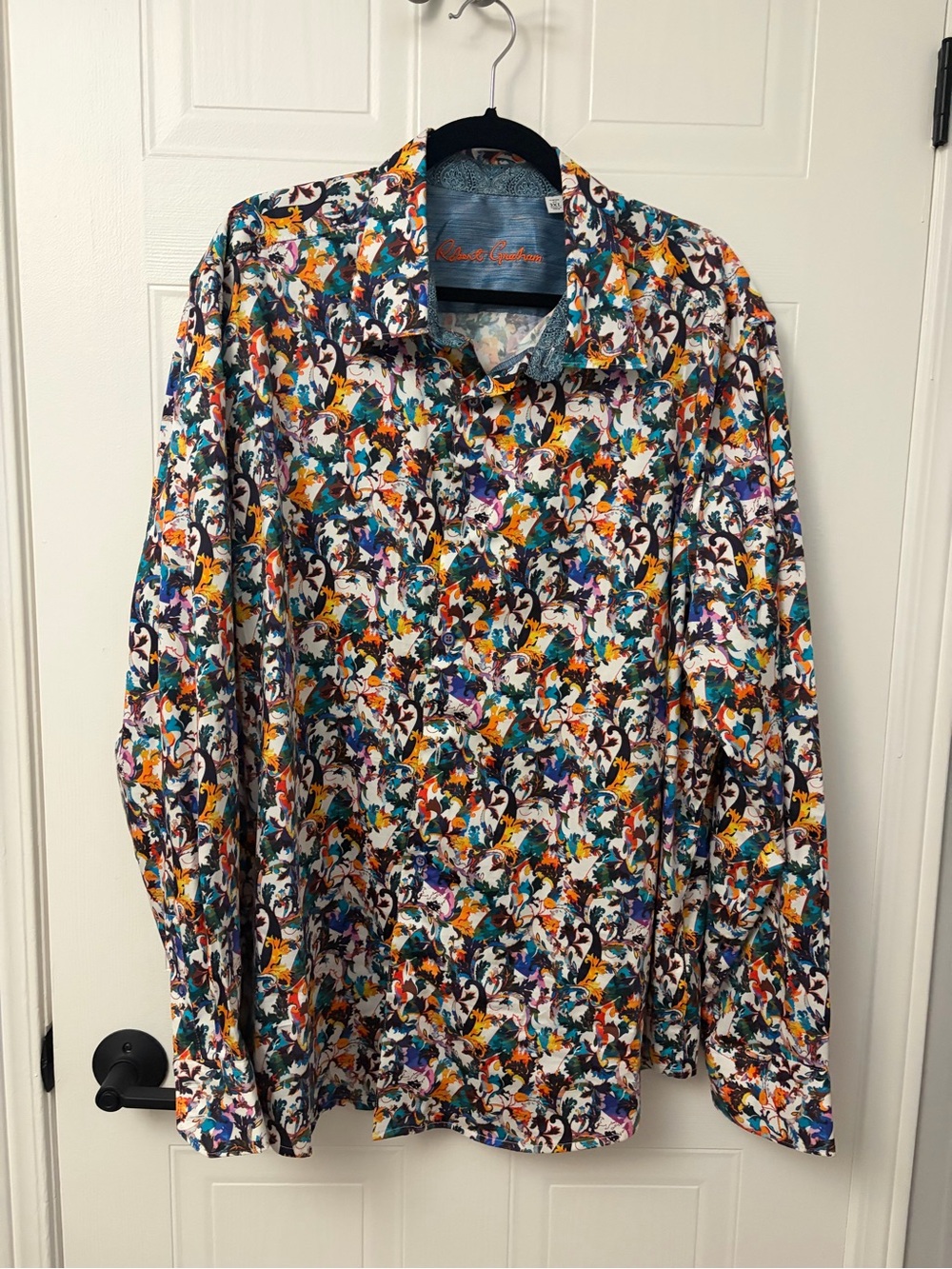 Robert Graham Men’s Multicolor Floral Long-Sleeve Shirt
